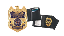 In Stock Badge Leather 