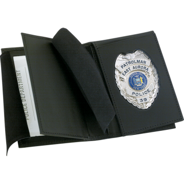 Strong Side Open Double ID Flip-out Badge Case