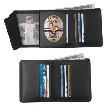 Strong Hidden Badge Wallet w/ Embossing