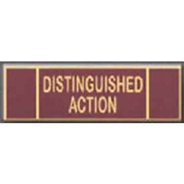 Blackinton A10398-A Three Section Distinguished Action Commendation Bar (1-3/8" x 3/8")