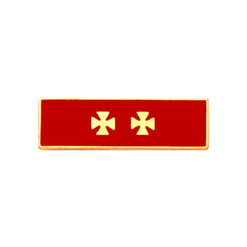 Blackinton A10805 Ten Years of Service Firefighters Commendation Bar (1-3/8" x 3/8")