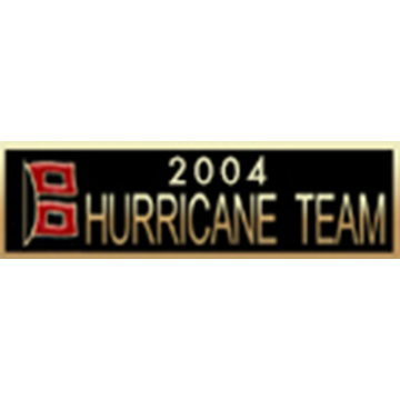 Blackinton A11107 2004 Hurricane Team Commendation Bar (1-3/8" x 3/8")