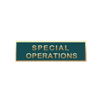 Blackinton A11177-G Special Operations Recognition Bar (1-3/8" x 3/8")