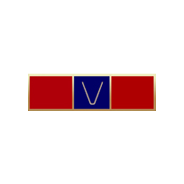 Blackinton A11179 Three Section Valor Award Commendation Bar (1-3/8" x 3/8")