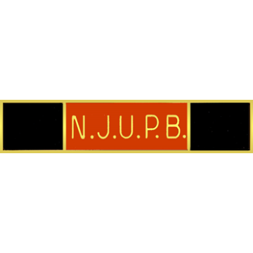 Blackinton A11283 N.J.U.P.B Commendation Bar (1-3/4" x 3/8")