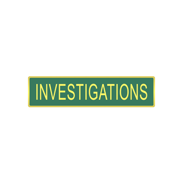 Blackinton A11347 Investigations Recognition Bar (1-3/8" x 5/16")