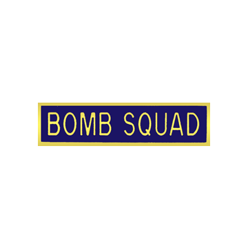 Blackinton A11353 Bomb Squad Commendation Bar (1-3/8" x 5/16")