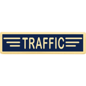Blackinton A11361-A Traffic with Lines Commendation Bar (1-3/8" x 5/16")