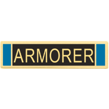 Blackinton A11364-A Three Section Armorer Commendation Bar (1-3/8" x 5/16")