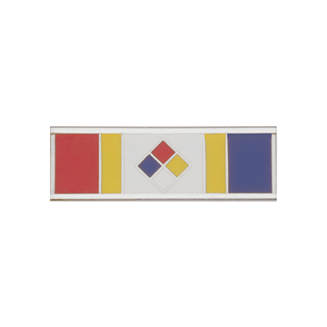 Blackinton A11406 Hazardous Material Commendation Bar (1-3/8" x 3/8")