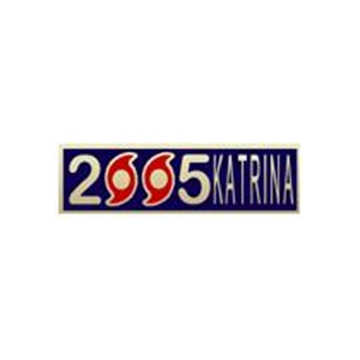 Blackinton A11419 Hurricane Katrina 2005 Commendation Bar (1-3/8" x 3/8")