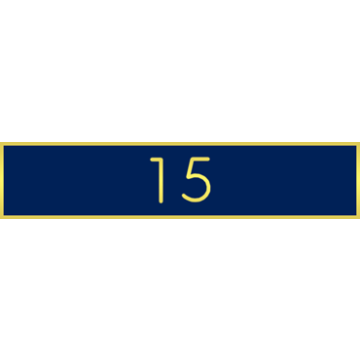 Blackinton A11595 Fifteen Years of Service Recognition Bar (1-3/4" x 3/8")