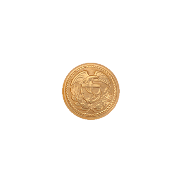 Blackinton A1166 U.S. Coast Guard Seal w/ Anchor and Eagle (11/16") Min Order: 2