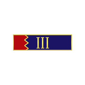Blackinton A11743 Third Year of Service Recognition Bar (1-3/8" x 3/8")
