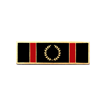 Blackinton A11751 Five Section Recognition Bar With a Wreath (1-3/8" x 3/8")