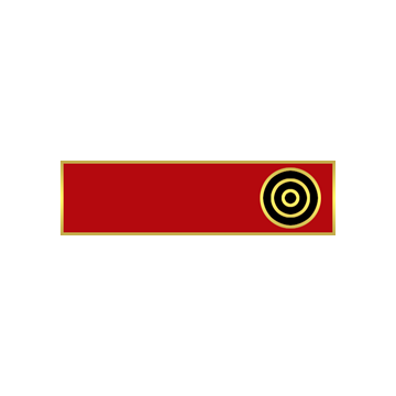 Blackinton A11772 Sharpshooter Recognition Award Bar (1-3/8" x 3/8")