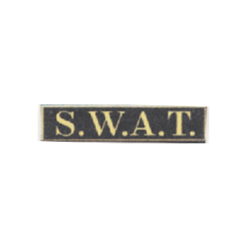 Blackinton A12065 S.W.A.T. Commendation Bar (1-3/8" x 5/16")