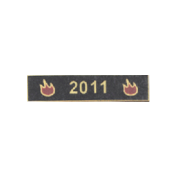 Blackinton A12066 2011 Flame Commendation Bar (1-3/8" x 5/16")