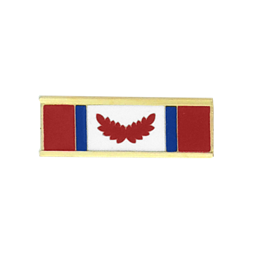 Blackinton A12227 Five Section Commendation Bar with Leaf (1-3/8" x 3/8")