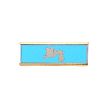 Blackinton A12257 Stork Commendation Bar (1-3/8" x 3/8")