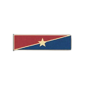Blackinton A12287 Diagonal Section Commendation Bar with Star (1-3/8" x 3/8")