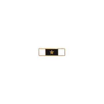 Blackinton A12318 Mini Three Section Commendation Bar w/ Star (5/8" x 3/16")
