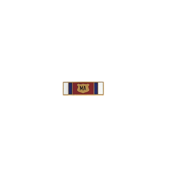 Blackinton A12368 Five Section Commendation Bar with Shield (3/4" x 1/4")