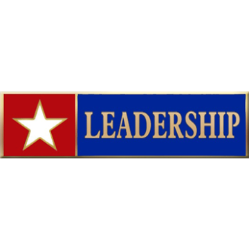 Blackinton A12583-A Leadership Commendation Bar (1-3/8" x 3/8")