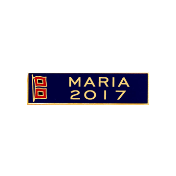 Blackinton A12621 Hurricane Maria 2017 Commendation Bar (1-3/8" x 3/8")