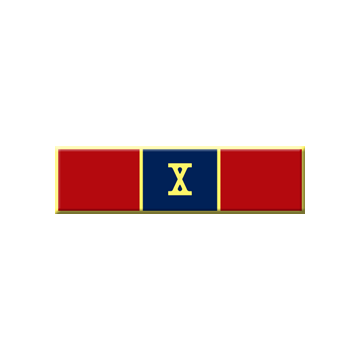 Blackinton A12699-10 Ten Years of Service Recognition Bar (1-3/8" x 3/8")