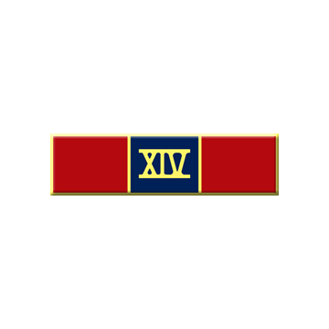 Blackinton A12699-14 Fourteen Years of Service Recognition Bar (1-3/8" x 3/8")