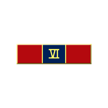 Blackinton A12699-6 Six Years of Service Recognition Bar (1-3/8" x 3/8")
