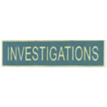 Blackinton A12735 Investigations Commendation Bar (1-3/8" x 3/8")