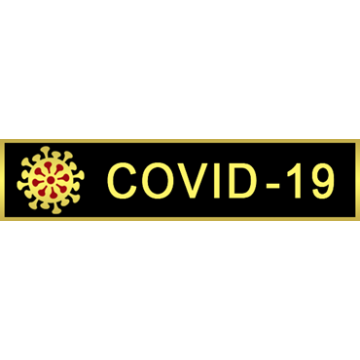 Blackinton A12827-B COVID-19 Commendation Bar (1-3/8" x 3/8")