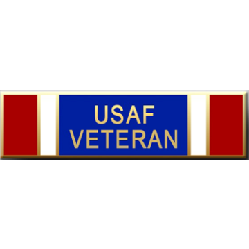 Blackinton A13017-A Five Section USAF Veteran Commendation Bar (1-3/8" x 3/8")