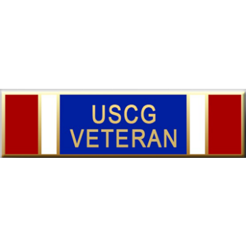 Blackinton A13017-B Five Section USCG Veteran Commendation Bar (1-3/8" x 3/8")