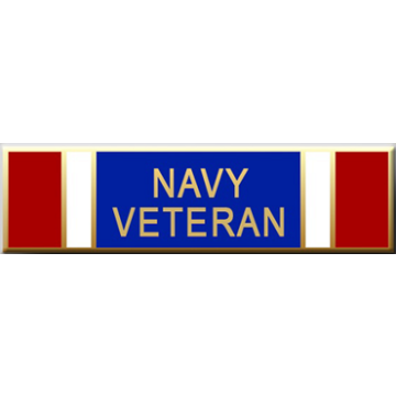 Blackinton A13017-D Five Section Navy Veteran Commendation Bar (1-3/8" x 3/8")