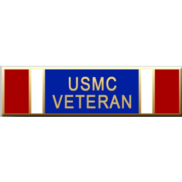 Blackinton A13017 Five Section USMC Veteran Commendation Bar (1-3/8" x 3/8")