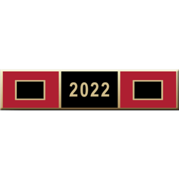 Blackinton A13084 2022 Hurricane Flag Commendation Bar (1-3/8" x 5/16")