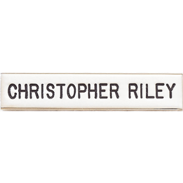 Blackinton A2450 Quality Custom Name Bar (2-1/2" x 1/2")