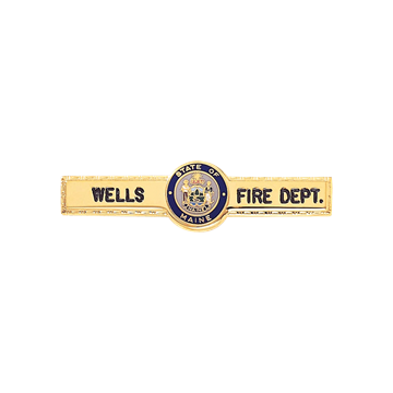 Blackinton A367 Tie Bar That Takes Seal and Lettering
