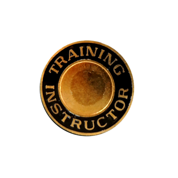 Blackinton A3953-T - Training Instructor Collar Seal Insignia (15/16") Min Order: 2
