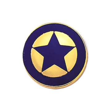 Blackinton A4166 Single Star Seal (11/16") Min Order: 2