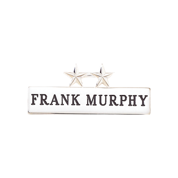 Blackinton A4180-S2 Name Bar with Two Stars (2-1/4" x 1/2")