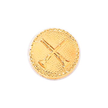 Blackinton A4261-E Battalion Chief Two Crossed Horns Seal (1/2") Min Order: 2