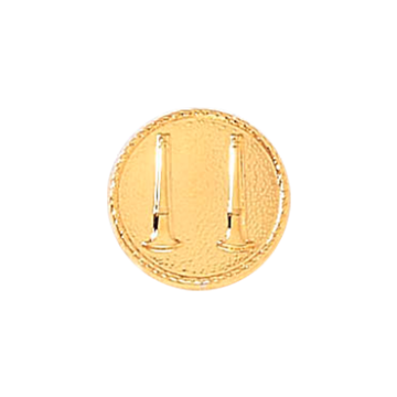 Blackinton A4261-F Captain Two Vertical Horn Seal (1/2") Min Order: 2