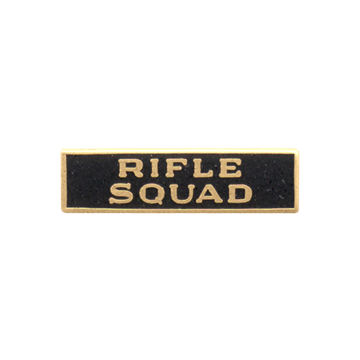 Blackinton A4560-B Rifle Squad Marksmanship Bar (1" x 1/4")