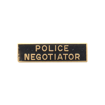 Blackinton A4560-V Police Negotiator Marksmanship Bar (1" x 1/4")