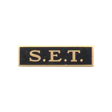 Blackinton A4560-Y S.E.T. Marksmanship Bar (1" x 1/4")
