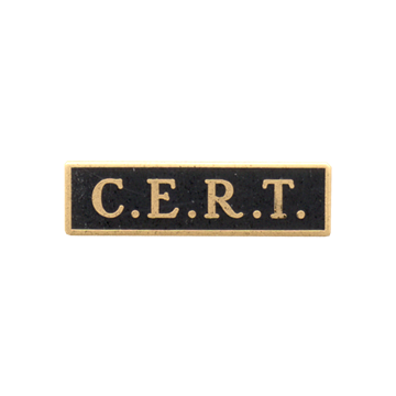 Blackinton A4560-Z C.E.R.T. Marksmanship Bar (1" x 1/4")